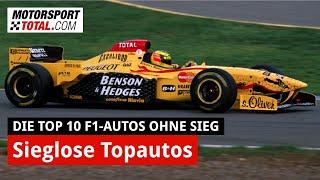 Die zehn besten Formel-1-Autos ohne Sieg