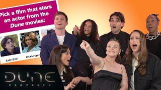 The Cast Of "Dune: Prophecy" Finds Out Which “Dune” Characters They Really Are