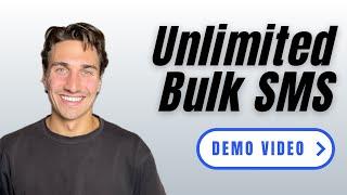 Send Bulk SMS Using Your Phone Number - Full Demonstration