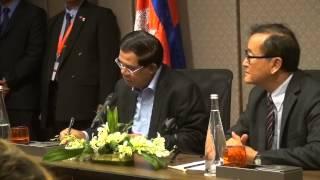 28 April 2015 - CNRP Cambodia, Sam Rainsy and Hun Sen meeting in Malaysia part 01