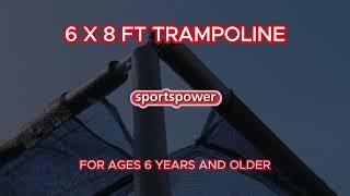 6 x 8 Ft Trampoline by Sportspower