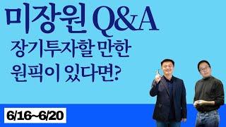 ️주말 하이라이트 Q & A 맛집️(6/16~ 6/20)  장기투자 원픽이 있다면? #장우석 #안동후