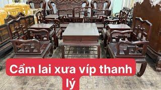 Báo giá đồ gỗ quý giá trị bàn đôn gỗ gỏ đỏ, bàn cẩm lai hiếm gập, bàn nghi thờ to, sạp,đồ xưa Mekong