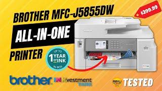 1 Years Worth of Ink in the Box!? Brother All-in-One Printer MFC-J5855DW  | Review