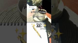 “M” Signature Style Ideas | 3 Handwritten Examples #signature #calligraphy #name #M
