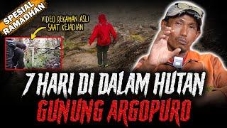 FIX INI HOROR BANGET !! 7 HARI DI DALAM HUTAN GUNUNG ARGOPURO W/ Sugi