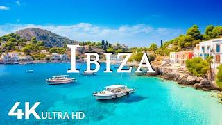 FLYING OVER IBIZA (4K UHD) - Soothing Music Along With Beautiful Nature Video - 4K Video ULTRA HD