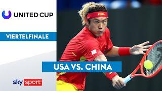 Fritz  vs. Zhang  - Viertelfinale | United Cup 2024 | Highlights - Sky Sport Tennis