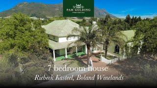 7 bedroom house for sale in Riebeek Kasteel | Pam Golding Properties