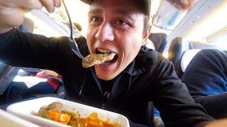 Russia Train FOOD REVIEW - Moscow to Saint Petersburg | High-Speed Sapsan Express!