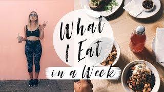 WHAT I EAT IN A WEEK + WORK OUTS | Hello October Vlog