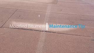 Flat Roof Maintenance - Modified Bitumen Blisters