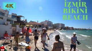 Beach Walking Tour 2022 / Izmir Turkey [4K UHD]