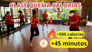 CLASE AEROBICA IDEAL PARA TONIFICAR Y QUEMAR CALORIAS