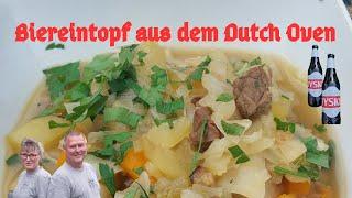 Wir kochen heute : Biereintopf aus dem Dutch Oven 