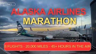 Alaska Airlines First Class Marathon: Upgrades, Food & Lounge Reviews (Part 1)