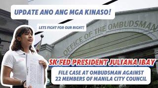 KONSEHALA YANYAN IBAY! NAGSAMPA NG KASO SA OMBUDSMAN. LABAN SA 22 MIYEMBRO NG KONSEHO NG MAYNILA.