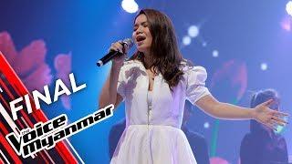 Melody Khong: ဂ်ပ္ဆင္ထိပ္က လရိပ္ျပာ (Htoo Eain Thin) | Final - The Voice Myanmar 2019