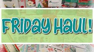 12/13/24 Friday HAUL ~ Happy mail, Black Friday bundle from scrapbook.com, and LOTS more!