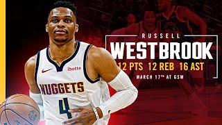 Russell Westbrook Full Game Highlights vs. Warriors  | 3/18/25