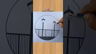 circle art️ drawing #shorts