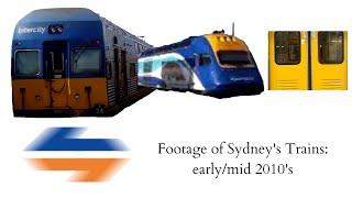 Footage of Sydney's Trains: early/mid 2010's