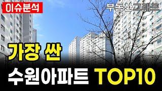 수원아파트 가성비 갑은 여기~! 수원에서 가장 싼 아파트 TOP10. 경기도 수원특례시 #전망 #급매물 #갭투자 #분양가 #전세가