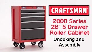 Craftsman Tool Chest Unboxing & Assembly