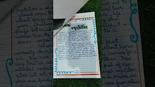 Project File making on Geography Class 9th Topic- Natural Vegetation/Types of Vegetation ||-Rohit