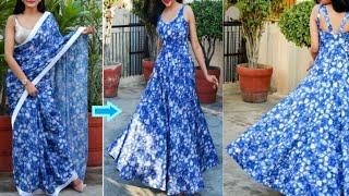 Old Saree Reuse Ideas | Dress from Old Saree 2020 | Convert Saree into New Dress Designs