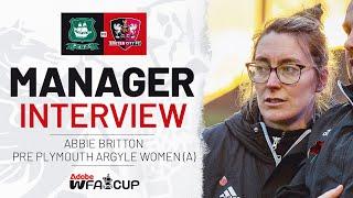  Abbie Britton pre Plymouth Argyle (A) | Exeter City Football Club