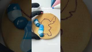 Stitch Cookie  Royal icing Recipe link in bio #cookiedecorating #stitch #satisfying #diy #disney
