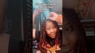 Super Easy Crochet Passion Twist #review #tutorial #4chair