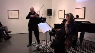 Bechtler Ensemble performs Bartok's Hungarian Folk Melodies for Violin and Cello