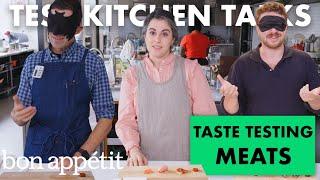 Professional Chefs Blindly Taste Test Cured Meats | Test Kitchen Talks | Bon Appétit