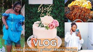 GHANA VLOG  || BRIDAL SHOWER 2021, GRILLED TILAPIA RECIPE & MORE || Ghanaian youtuber