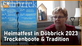 Döbbrick | Heimatfest 2023 mit Trockenbootrennen, 90 Jahre Feuerwehr und Traditionspflege