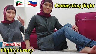 Fly with Emirates & Cebu Pacific/Connecting flight Kuwait+Dubai+Manila+Dumaguete/Precious M Vlog