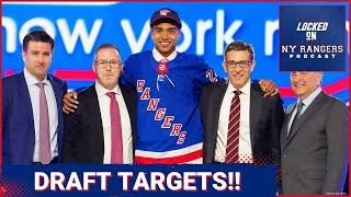 Rangers Draft Targets!! Lynden Lakovic? Roger McQueen? Brady Martin? Team needs size and energy!