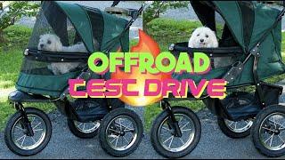 Pet Gear No Zip Pet Stroller Off-road Test