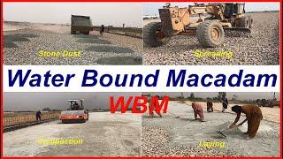 Water Bound Macadam. |WBM|. |Construction of Road|