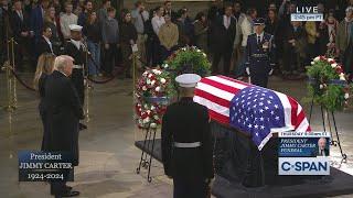 President-elect Trump Pays Respects to Former President Jimmy Carter