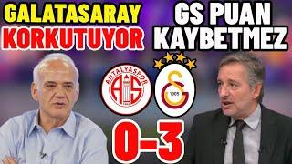 Antalyaspor 0 - 3 Galatasaray. Ahmet Çakar - Galatasaray Korkutuyor ! Maç Sonu Yorumlar !