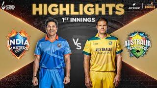 India VS Australia | 1st Innings Highlights | International Masters League | Colors Cineplex