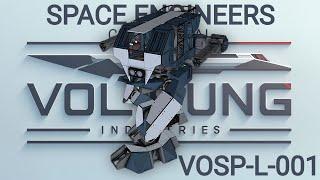 Space Engineers | The Future of Security: VOSP-L-001 Mech