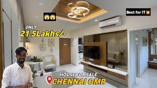 Just 21Lakhs/-House for sale in ChennaiNear Upcoming Metro & Behind IT Park