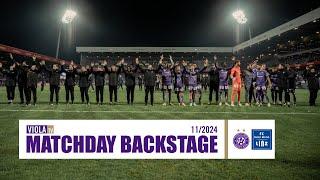 Matchday Backstage: Austria Wien - Blau Weiss Linz 2:1 (11/2024) #ViolaTV #faklive