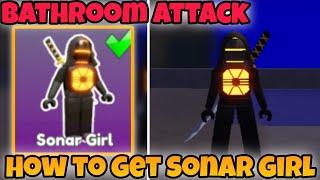 How to get Sonar Girl in Bathroom Attack | Roblox #roblox #BathroomAttack #game