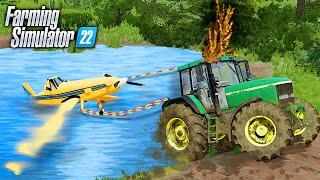 AVION PRONAŠLI U JEZERU, VUČEM GA SA JOHN DEERE ! StaraFarma Ep54