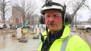 Kirk Newman sculpture in Bronson Park dismantled